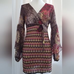 MISSONI Italy 100% Silk Mini